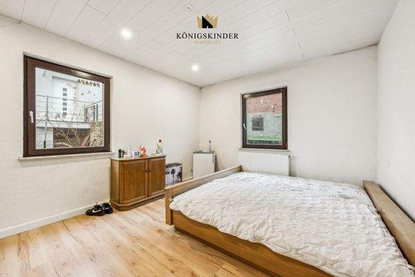 Großzügig geschnittene Wohn- und Schlafräume. 