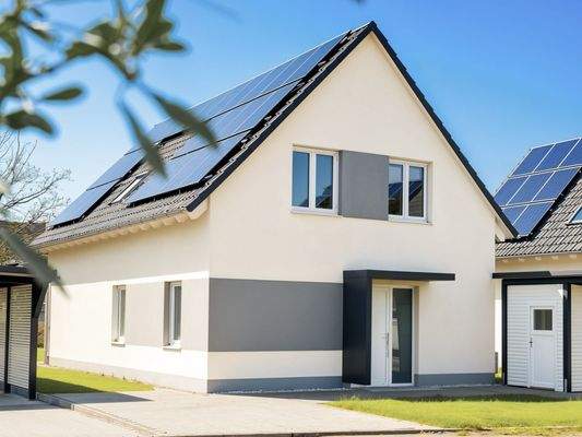 Fertiggestellter Neubau