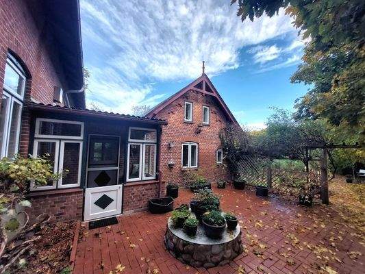 Hauseingang von der Hofseite