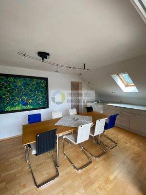 Koch-/Essbereich im Dachgeschoss