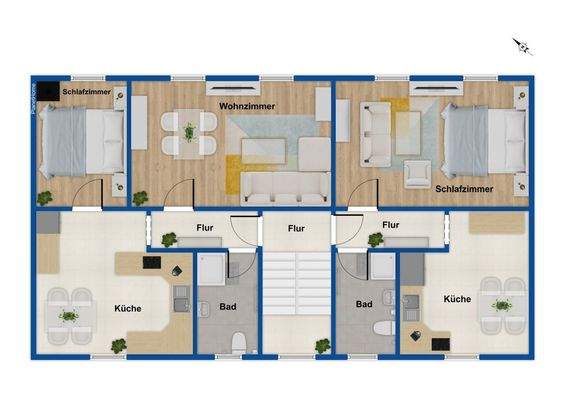 Grundriss Obergeschoss