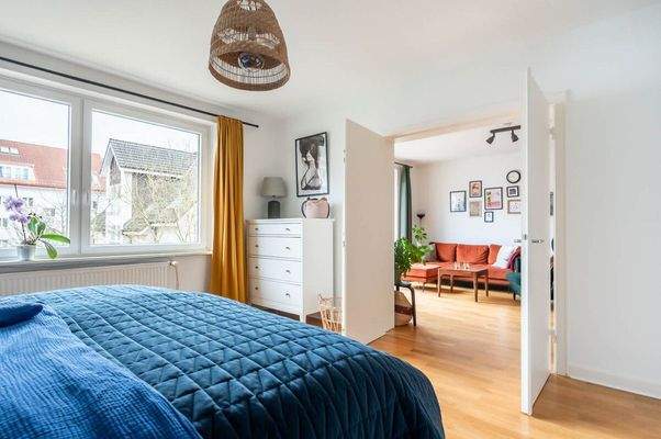 Schlaf- und Wohnzimmer