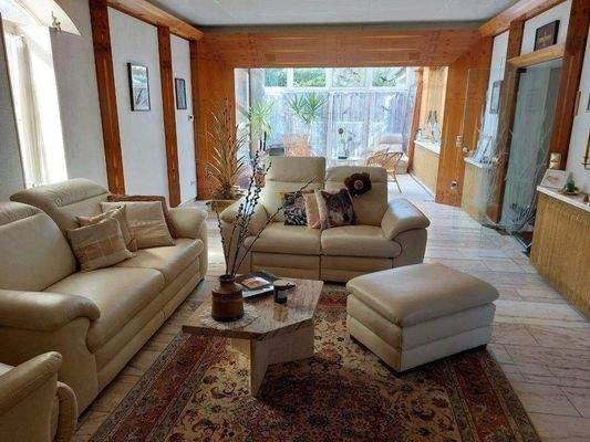 Wohnzimmer und Wintergarten