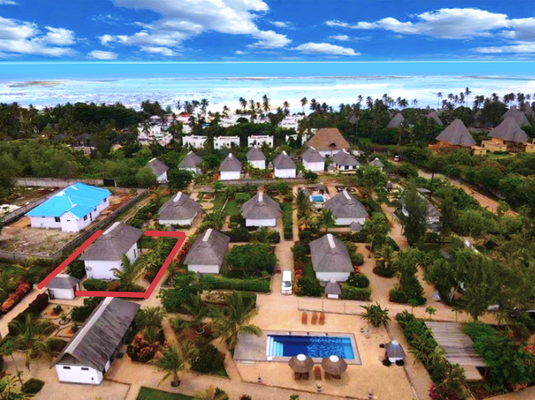 Distance from villa on the beach with boarders.PNG