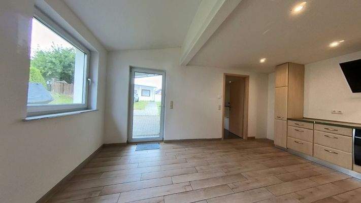 Küche und offener Essbereich