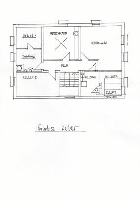 Grundriss Keller