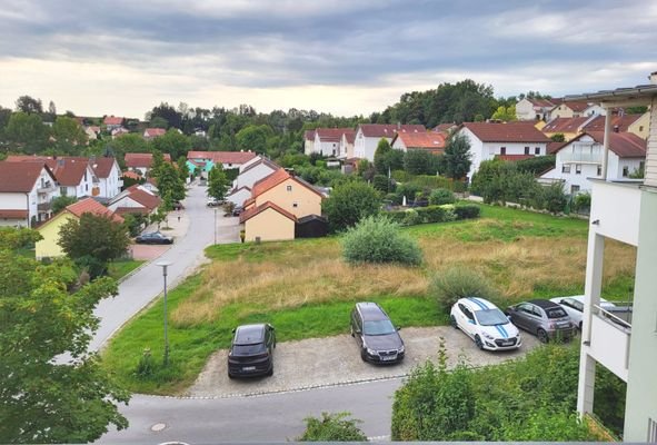 Fernblick vom Wohnungsbalkon