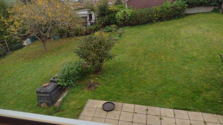 Sicht auf das Grundstück