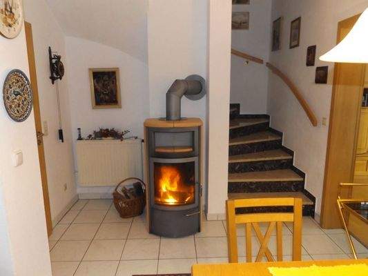 Toller Kaminofen im EG