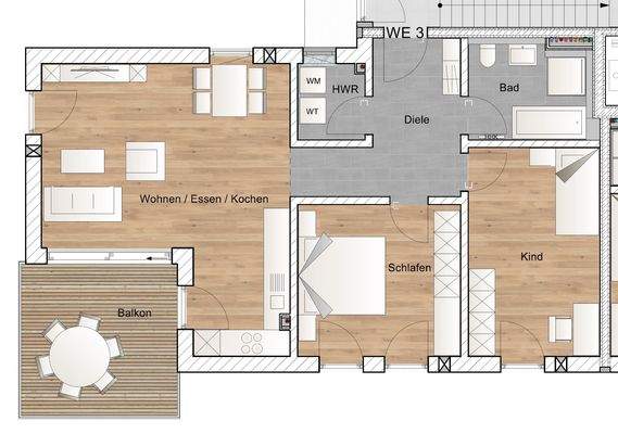 Grundriss WE_3_OG