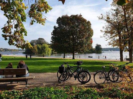 Fahrradfahren, Wannsee