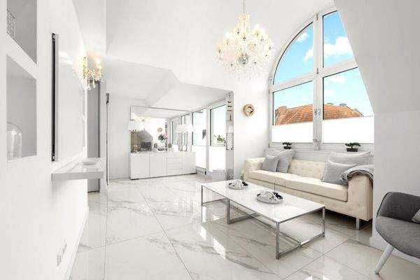 DG Ebene 1: Wohn- u. Essbereich - weiterer Blick