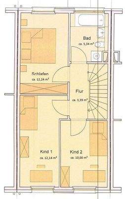 Grundriss Obergeschoss