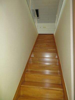 Treppe zum Dachgeschoss