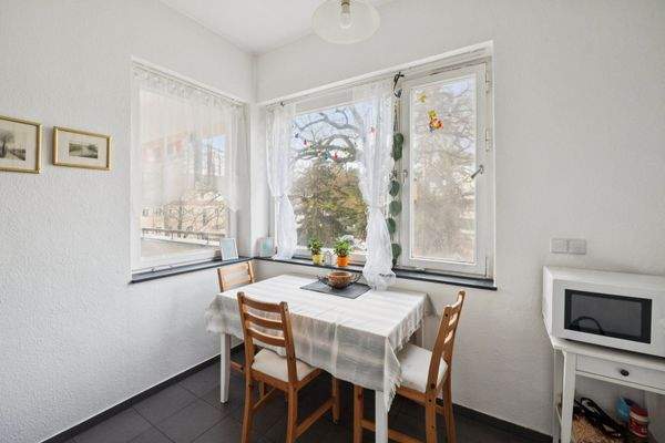 Gemütlicher Essbereich in der Küche