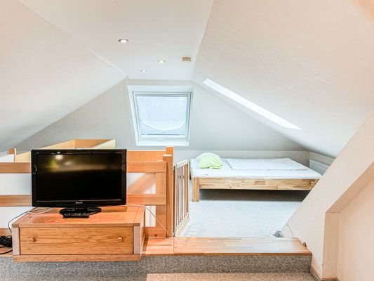 Schlafzimmer im Obergeschoss Ansicht 4