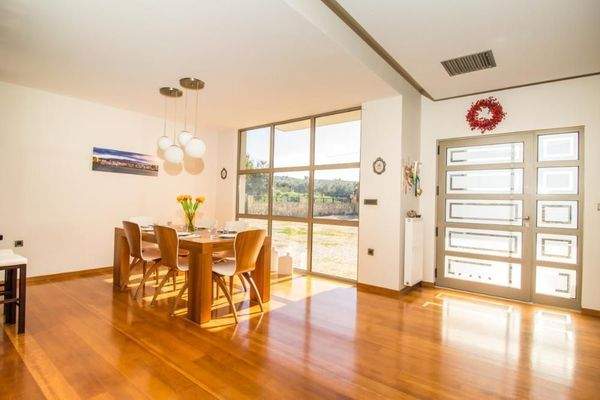 Kreta, Agios Onoufrios: Neu erbaute Villa mit perfektem Meerblick zu verkaufen