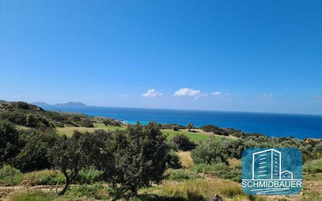 Fantastisches Grundstück mit Meerblick in der Nähe von Triopetra Beach