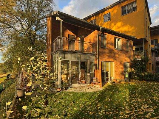 Blick auf den Wintergarten