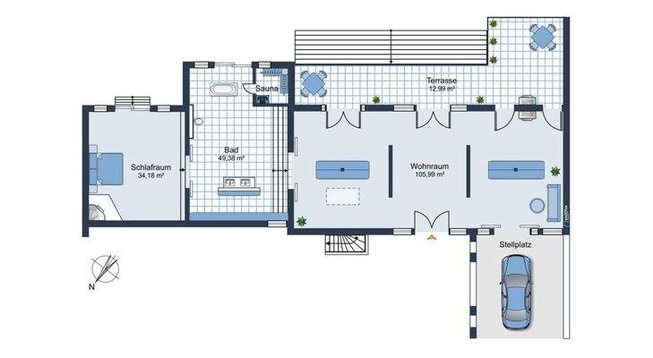 Grundriss Erdgeschoss