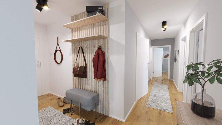 Moderner Eingangsbereich