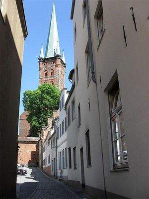 Ansicht von der Obertrave