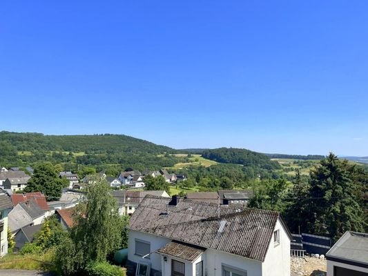 Blick vom Balkon