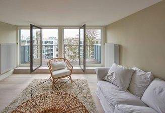 Wohnzimmer mit Dachterrasse