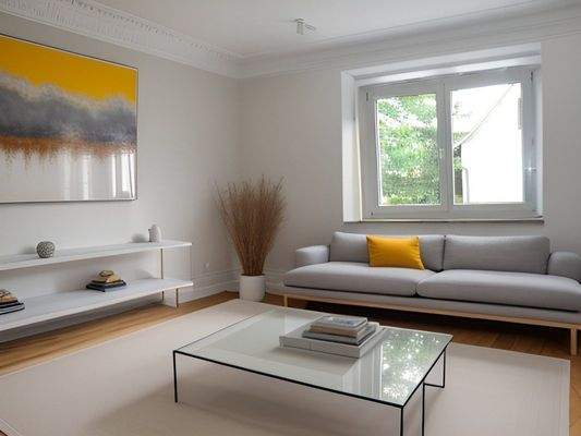 Wohnzimmer visualisiert