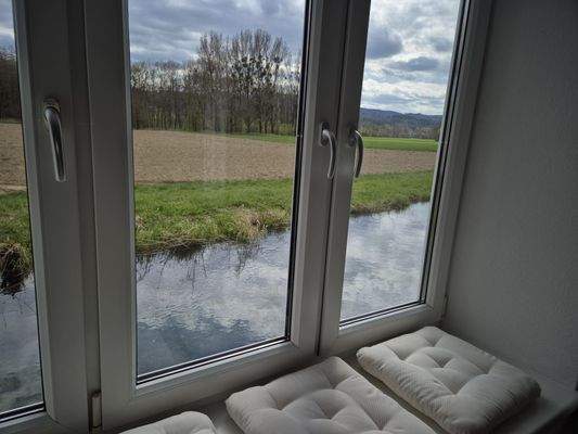 Wohnzimmer mit Ausblick