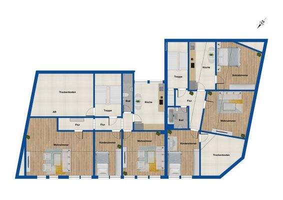 Grundriss Dachgeschoss