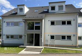 Außenansicht mit Markierung EG