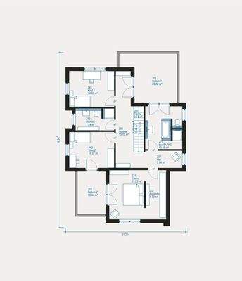 Moderne Familienwohnung