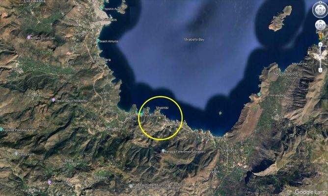 Kreta, Istro: Baugrundstück mit Meerblick zu verkaufen