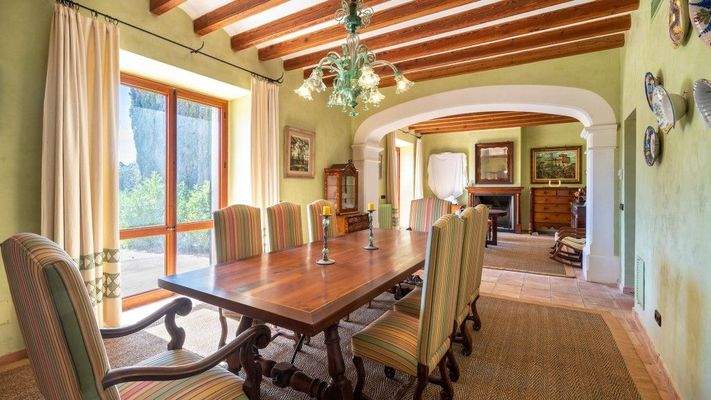 Algaida Mallorca Finca rústica zum Verkauf Esszimmer 92303
