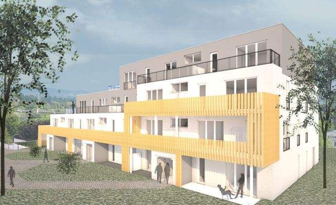 Visualisierung Hofseite