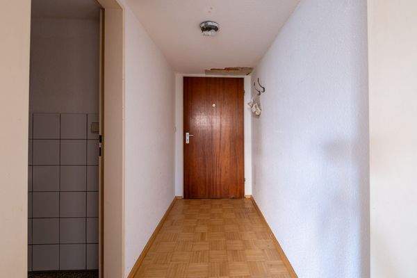 Wohnungseingang + zu WC