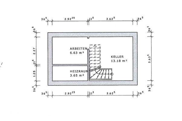 Keller Grundriss Kielweg
