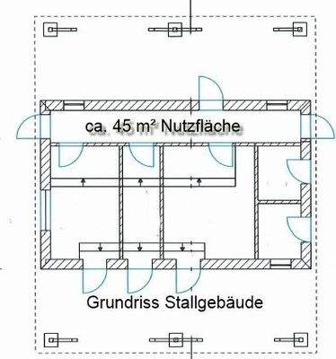 Grundriss Stallgebäude