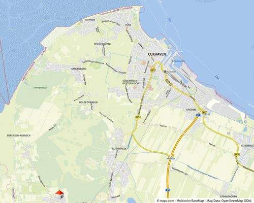 Geolyzer Kartenausschnitt