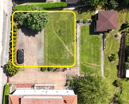 Bauplatz laut Genehmigung