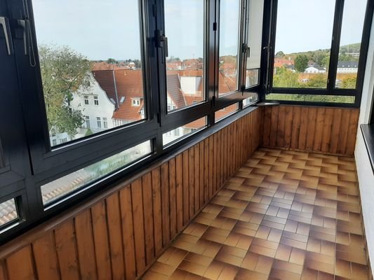 Balkon, auch als Wintergarten nutzbar