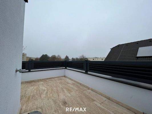 Terrasse im Dachgeschoss