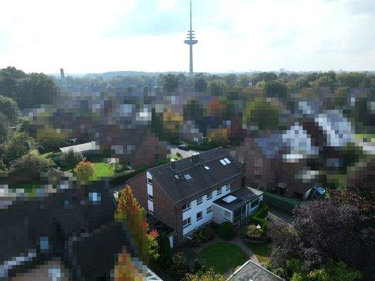 Vogelperspektive Fernmeldeturm