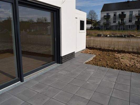 Terrasse Zugang Abstellraum