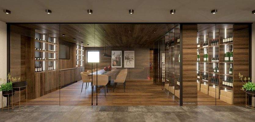 Chalet_Olang_Luxus_Neubau_modern_Natur_Sauna_Garte