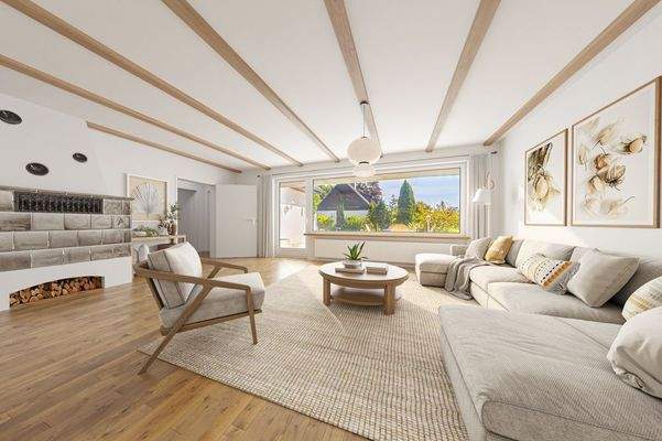 Wohnzimmer (digital renoviert)