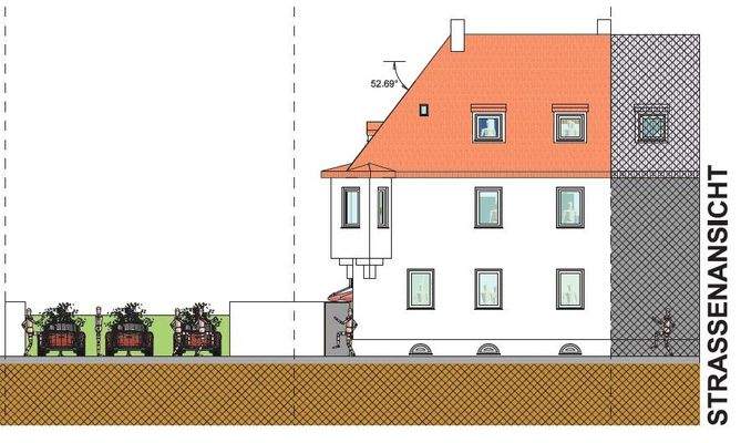 Straßenansicht nach Umbau