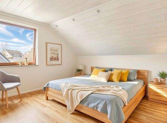 Schlafzimmer 1 - (KI generiert)