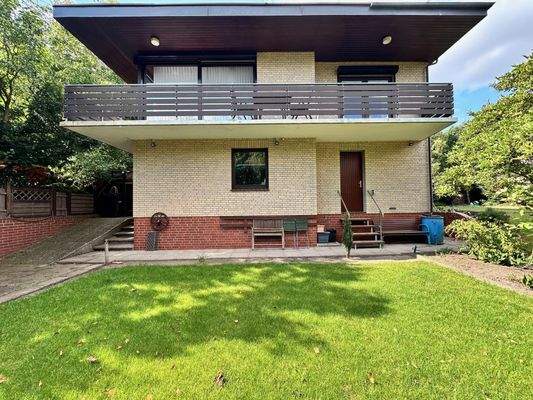 Ansicht hinten zur Wohnung